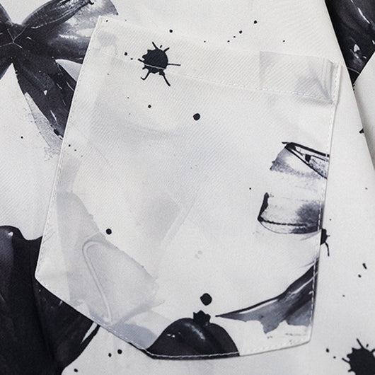 Camisa Estampada con Lazo para Hombre y Mujer - Image 3