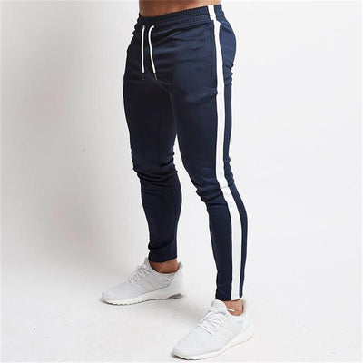 Pantalones deportivos con bloques de color para hombre - Image 10