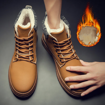 Botas de Invierno para Hombre con Forro de Cachemira - Calor Extremo - Image 7