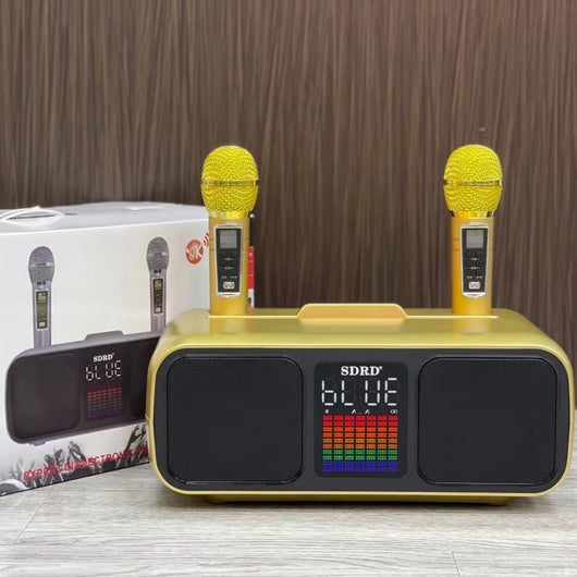 Parlante Bluetooth de Escritorio SD318 con Micrófono Inalámbrico Dual