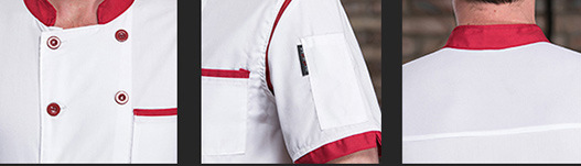 Uniforme Chef Manga Corta Transpirable Malla Ligera - Image 12