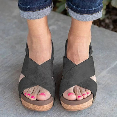 Sandalias Romanas de Tacón Cuña para Mujer - Image 18