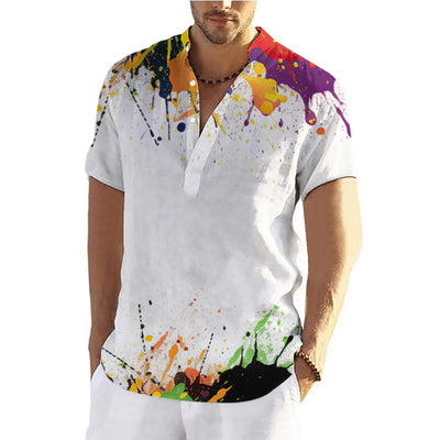 Playera Hombre Estampado Graffiti 3D Verano - Image 10