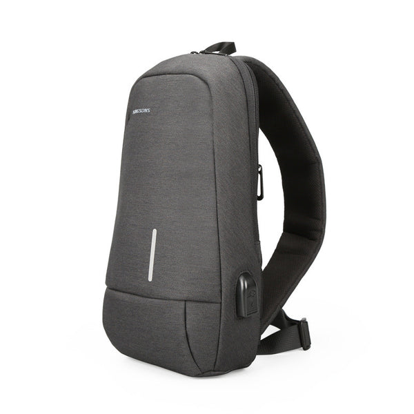 Bolsa Mensajero para Hombre con Carga USB Estilo Coreano