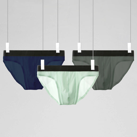 Bóxers Seamless Ice Silk para Hombre - Transpirables y Frescos