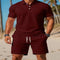 Conjunto de Playera y Shorts Deportivos de Malla para Playa - Cómodo y Transpirable