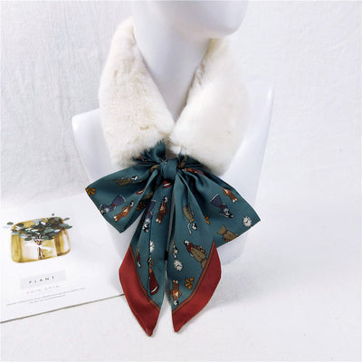 Bufanda Escolar Gruesa y Cálida de Estilo Coreano para Invierno - Image 8