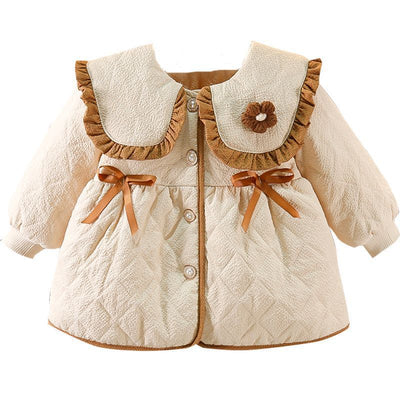 Abrigo de Niña Forrado en Polar para Otoño e Invierno - Image 5