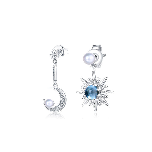 Aretes de Topacio Cristal Temperamento Coreano - Image 4