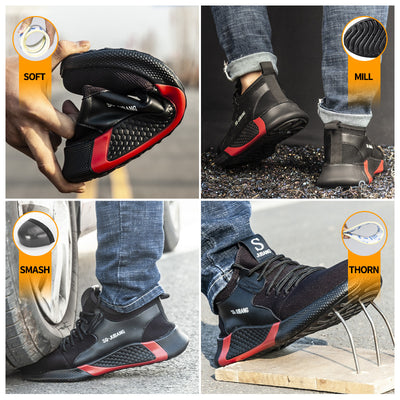 Zapatos de Seguridad Laboral con Puntera de Acero y Protección Antiperforación - Image 3