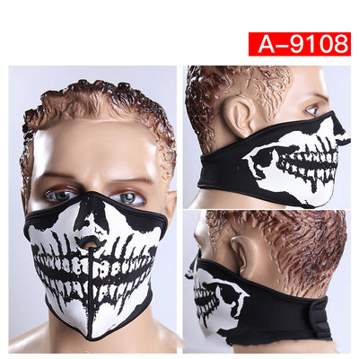 Máscara de Calavera Ciclista para Halloween, Esquí y Montaña - Image 14