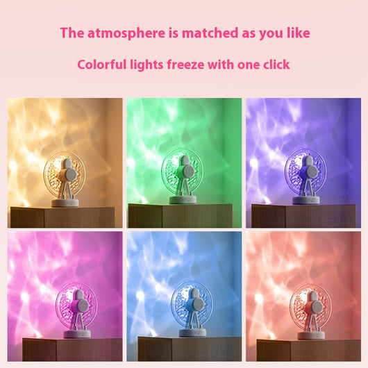 Parlante Bluetooth Rueda Ferris con Luces Atmosféricas Multicolor - Image 3