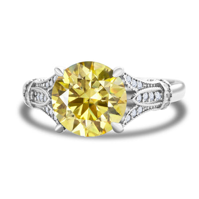 Anillo de Moissanita con Diseño Minimalista en Plata Sterling - Image 6