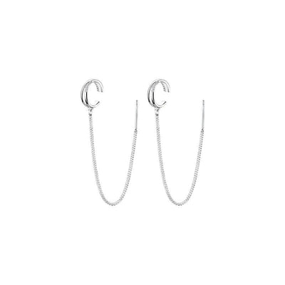 Aretes Clip sin Perforación con Diseño Moderno para Mujer - Image 2