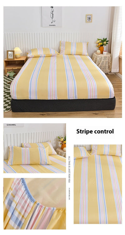 Juego de Sábana Ajustable y Funda de Almohada Estampada Suave - Image 17