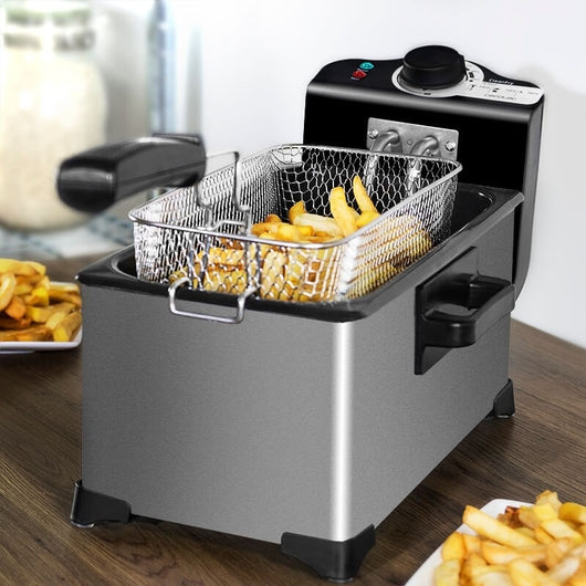 Freidora Eléctrica 3L para Papas Fritas Caseras
