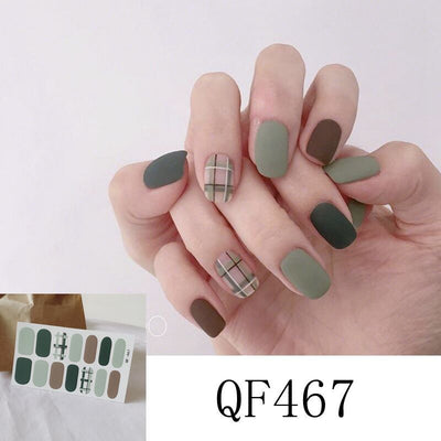 Stickers de Uñas 3D con Diamantes - 14 Diseños Impermeables para Embarazadas - Image 5