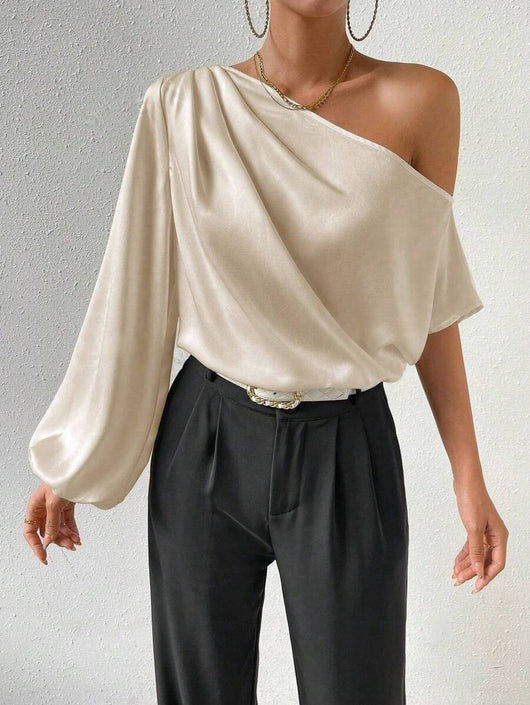 Blusa Hombro Descubierto Elegante y Versátil - Image 5