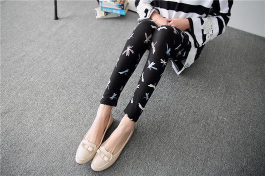 Leggings Elásticos Milk Silk con Diseño Graffiti y Pintura de Tinta Primavera - Image 6