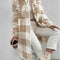 Apricot y Blanco Plaid