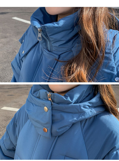 Chaqueta Puffer Acolchada de Plumón Suelta para Mujer - Image 16