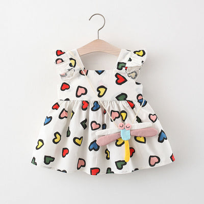 Vestido Infantil Niña Verano Sin Mangas Estampado - Image 31