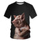 Playera Hombre Estampado 3D Oveja Digital