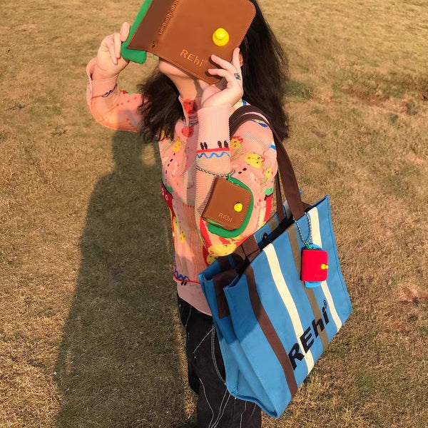 Bolsa Tote Casual de Gran Capacidad - Bolso Mensajero Versátil para Diario