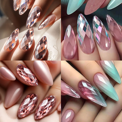 Puntas de Uñas 3D Diamond Wear de Larga Duración - Image 37
