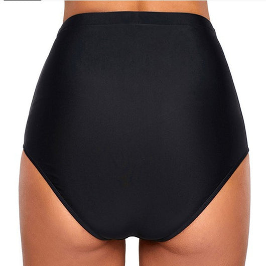 Bikini Cintura Alta Liso Anti-brillo - Image 7