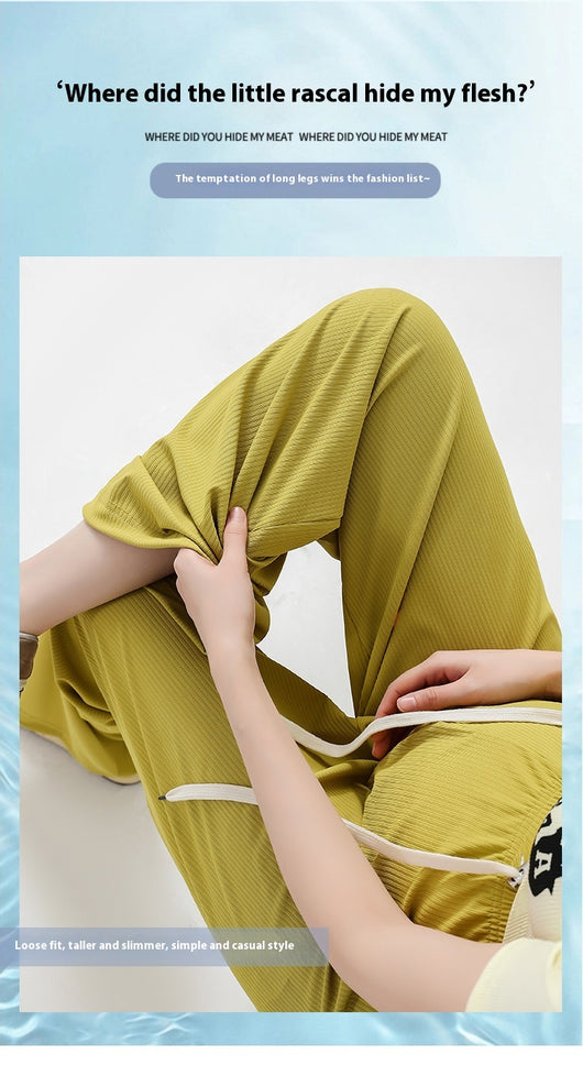 Pantalones Premamá Cómodos de Pierna Ancha sin Cintura Ajustable - Image 22