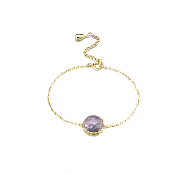 Pulsera de Amatista Natural Elegante y Versátil - Image 3