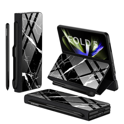 Funda de Cristal Protectora para Galaxy Z Fold5 - Diseño Flip Creativo - Image 18