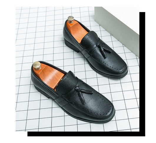 Mocasines de Cuero con Borla para Hombre - Zapatos Casuales Ejecutivos - Image 16
