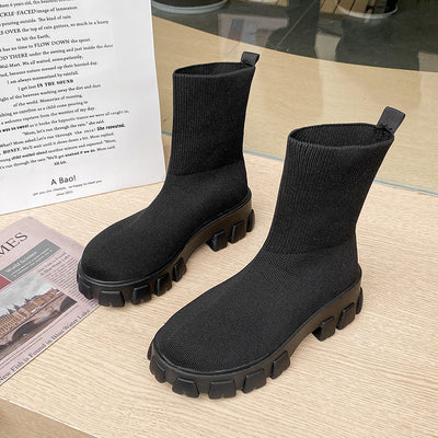 Botas Cortas Ajustadas para Mujer - Diseño Elegante y Versátil - Image 11