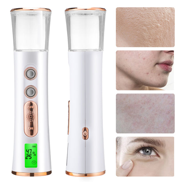 Humidificador Facial con Iones Negativos y Spray Refrescante