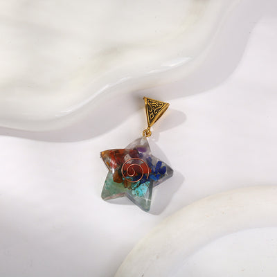 Colgante de Cristal Curativo Reiki con Piedra Natural para 7 Chakras - Image 58