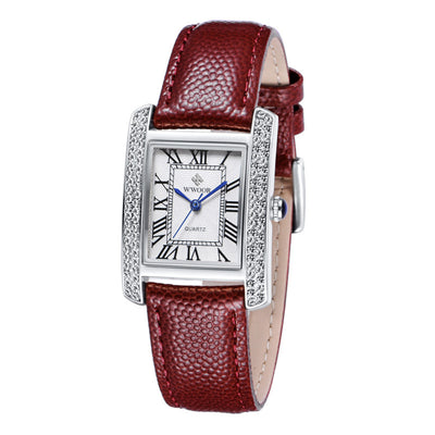 Reloj de pulsera para mujer con correa de cuero - Image 11