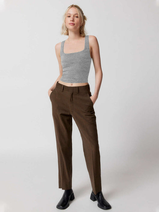 Top Ajustado Tipo Sling Básico Slim Fit para Mujer - Image 15