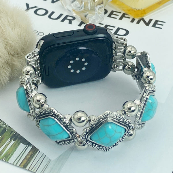 Correa de Reloj Inteligente Turquesa Bohemio