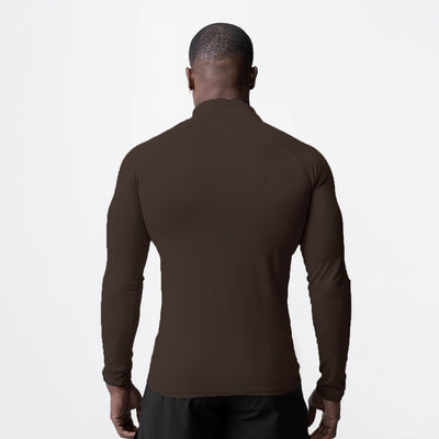 Playera Deportiva de Cuello Alto con Cierre Medio para Entrenamiento - Image 13