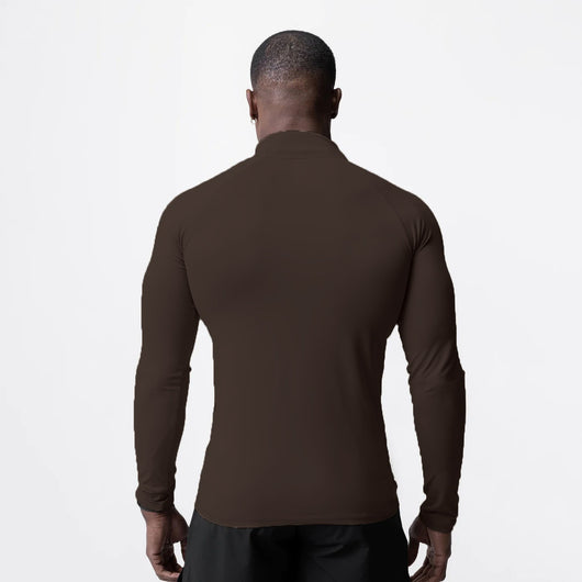 Playera Deportiva de Cuello Alto con Cierre Medio para Entrenamiento - Image 13