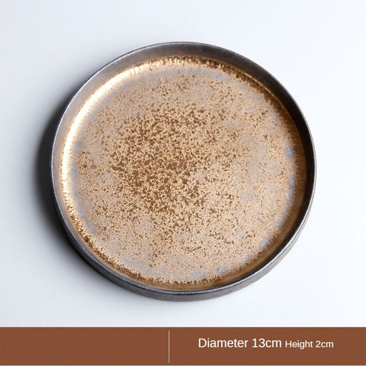 Taza de Café Estilo Japonés con Acabado Dorado y Asa de Madera - Image 8