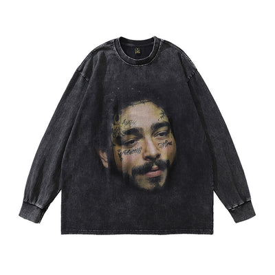 Camiseta Estampado Cartoon Urbano con Efecto Desgastado - Image 5