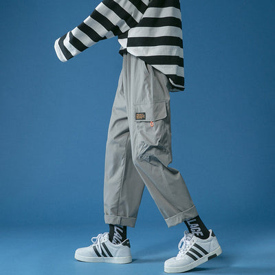 Overol Unisex de Algodón con Múltiples Bolsillos - Pantalón Recto Casual