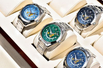 Reloj Mecánico Multifuncional GMT Doble Zona Horaria Luminoso Resistente al Agua - Image 18