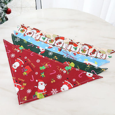Vestido Navideño de Algodón para Mascotas con Pañoleta Triangular - Image 10