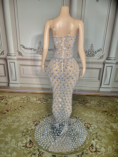 Vestido Sirena Elegante sin Espalda - Image 16