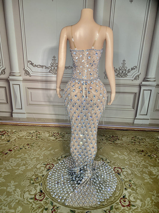 Vestido Sirena Elegante sin Espalda - Image 16