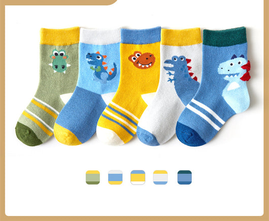 Calcetines de Algodón para Niños y Niñas - Colores Lisos Escolares - Image 18